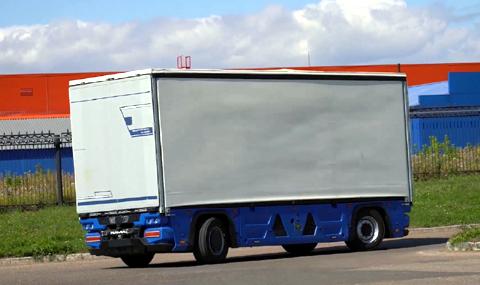 Безпилотният КамАЗ в действие (ВИДЕО)