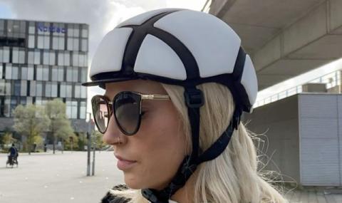 Мека каска за велосипедисти