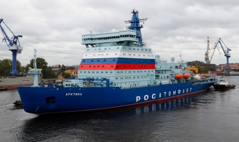 Русия прави краш тестове на атомни ледоразбивачи