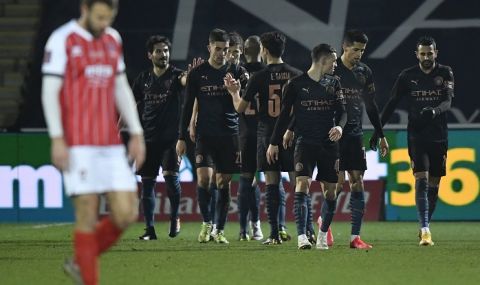 Манчестър Сити не позволи шокираща сензация във ФА Къп