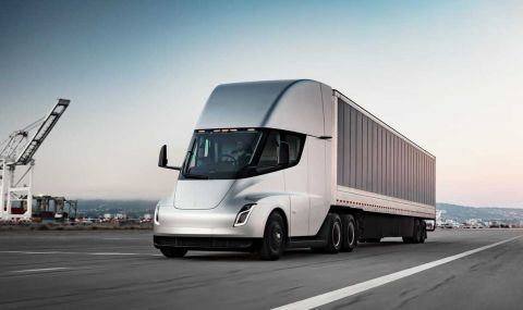 Камионът на Tesla ще е само с 480 км пробег