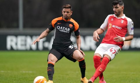 Рома взе комфортен аванс срещу Брага