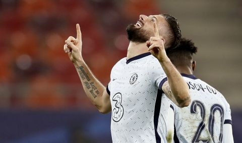 Шедьовър на Жиру донесе победа на Челси над Атлетико Мадрид