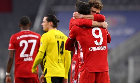 Байерн се потруди здраво и в крайна сметка надделя над Борусия Дортмунд