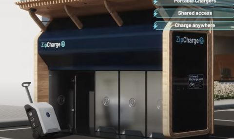 Компания разработи мобилна зарядна станция с преносими батерии за електромобили (ВИДЕО)