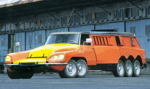 Знаете ли защо Michelin прави този Citroen с 10 гуми?