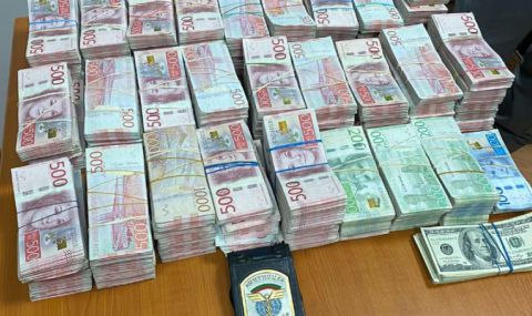 Недекларирана валута за над 1 млн. лв. откриха на „Дунав мост 2“