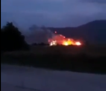 Украинска атака? Пожар в руска военна база в Крим