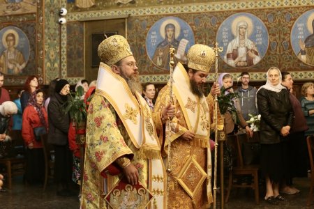 Десетки миряни се помолиха за здраве на Патриарх Неофит