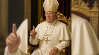 Тръмп каза, че папското изображение е шега, Ренци го нарече клоун